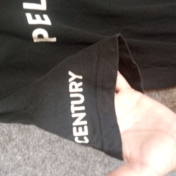 Peloton Black Crew Neck Tee Short Sleeve Workout Casual Womens Large - Picture 3 of 8